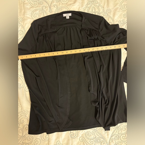 Croft & Barrow XXL draped collar cardigan, plus size - Picture 5 of 6